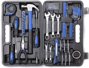 Blue Tool Set with Case